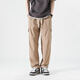 
ROMON work pants men's spring and autumn style American loose straight casual paratrooper pants men's spring and autumn style functional charge pants men's 9221 black M