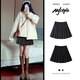 MJ STYLE short pleated half skirt for women 2025 autumn and winter new small college style high waist slim A-line skirt