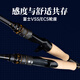 King Lure Rod Worma Hon Mandarin Fish Worm Rod Ajuste Super Rápido Guía de la barra competitiva Anillo Single Sección Dos Sección Varilla de señora 2.04m 2 Sección - Manejo de pistola - C682M