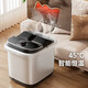 Royalstar Electric Foot Bath Bucket with Calf Constant Temperature Heating and Automatic Massage 2025 Foot Bath Bath Healthy Foot Bath Bucket Massage All-in-one Machine for Women Specially for the Elderly Birthday Gift Touch Screen Simulated Acupressure Foot Action 6 Sets of Double Rollers Smart Constant Temperature Free 30 Bags of Foot Bath Medicine Packs with Order