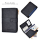 
Abroad multi-functional travel passport bag new anti-theft wallet integrated passport clip ID storage ticket protection black [anti-theft brush]