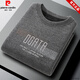Brand Pierre Cardin CHENILLE PLUS VELVET T-shirt à manches longues brodés en velours épaissis