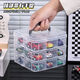 Hot Wheels storage box alloy model car ornaments children's baby pocket car toy car display rack with cover portable - 5 layers 30 grids