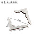 Dujiaxing Notebook Cover Bread Book Book Protection Protection Manual de portada Protección de cuello de cuero Vaceta Anti-Collision Metal Álbum 1429 10 piezas