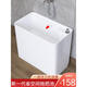 Balcony ceramic mop sink bathroom floor basin large mop pool floor-standing household small mop pool basin 302 new style + wall-mounted faucet length 43 bottom + left and right
