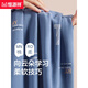 
Hengyuanxiang pajamas men's pure cotton autumn and winter long-sleeved trousers thin casual and can be worn outside home clothes cotton set 16867 170/L