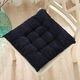 Yingzhuer thickened cushion office four seasons student classroom female stool floor mat butt cushion strap sedentary chair cushion corduroy square carbon gray 40*40cm