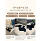 Ouoety Tianjin Cui Huangkou Carpet salon Sense Home Style crème sans canapé lavable Couverture de chevet moderne 15601 200 * 340cm (non glissée et résistante à la saleté)