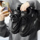 Changxiang Huili Men's Shoes Summer Breathable 2025 Shoes nuevos para hombres zapatos deportivos casuales Suele, suela, trabaja, zapatos de protección de trabajo para hombres Negro [superficie de cuero] 40