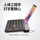 
Yunmo (YUNMO) wireless Bluetooth keyboard and mouse set dual-mode rechargeable silent office punk ultra-thin portable office business desktop computer notes mac tablet ipad mobile phone universal [wireless/bluetooth dual-mode + widened bracket] Obsidian black-keyboard