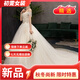 Mei Anjia's new style wedding dress has a tail that touches the ground and covers thick arms. The petite bride looks thin and light under the stars. The tail wedding dress is 258 yuan and comes with a six-piece set. Take a photo and contact customer service. S