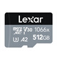 雷克沙（Lexar）TF卡 SDXC UHS-I V30 R160/W120 (1066x) 大疆pocket3内存卡action4/5pro 4K高速存储卡 512GB 送3.0读卡器+卡套+卡盒 