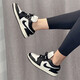 Nike (Nike) [Trend] Air Jordan AJ1 Chaussures féminines basses Low Top Sports Sports Casual Sports Chaussures de basket-ball FB9893-101 (panda noir et blanc) 37,5