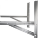 Suitable for 304 stainless steel air conditioning bracket outdoor unit tripod stainless steel outdoor unit bracket 1.5 hp shelf Gree Midea 1-1.5 hp model thickened 1.3MM does not include screws