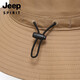 Jeep (JEEP) hat men's big brim fashionable versatile fisherman hat men and women universal fishing hat outdoor mountaineering A0389