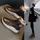 Belle Tread series brand genuine leather snow boots for women with velvet and thickened new autumn and winter warm beige thick sole high top white thick velvet 37