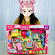 Qinmanhai Children's grande taille mignon Petits appareils électroménagers Lumières Interactive fille jouant à la maison Institution 9905 Sac de rangement