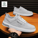 Woodpecker cloth shoes men's shoes men's canvas shoes men's 2025 new summer ice silk board shoes casual shoes spring and autumn sports shoes khaki 41