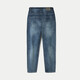 
HLA Hailan Home Jeans Men's Chinese Dragon Slightly Bounced Mid-waisted Cropped Pants Men's Summer