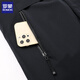 ROMON hooded cotton coat men's jacket 2025 winter new warm plus velvet men's cotton coat men's dad top black 2XL (recommended weight 130-145Jin Jin equals 0.5 kg)