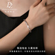 Duozun pt950 genuine platinum bracelet for women, platinum Japanese bracelet, new style bracelet, simple birthday gift for girlfriend, custom size