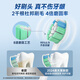 Meitianlai es adecuado para Philips Hx682p Reemplazo de cabezal de dientes eléctrico Universal HX680P/680Q/680C/681A/680J C2 Piezas de limpieza de placa tipo 4
