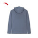 Anta heat-proof sun protection clothes丨Ice silk sports jacket men's summer outdoor hiking windbreaker top152427713 [UPF50+] Men's gray-4 L /175