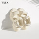 Tata Casual Dicke Sohle Sandalen Frauenschuhe weiche Sohle Strand Sandalen Sommer WL701BL4 Beige 37