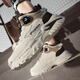 Chaussures masculines à sommet haut oriental pour le printemps et d'été antidérapant en cuir résistant à la surface étanche à l'extérieur alpinal sports à lacets de lacets Martin Boots Men beige 40