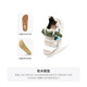 
OETZI Iceman Oz ugly cute men's shoes spring and summer casual canvas shoes lightweight breathable board shoes couple jelly shoes big toe white/gray T24121503 41