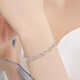 Lukfook Jewelry platinum 950 interlocking double-layer platinum bracelet, priced F63P0007DS 6.99 grams (including labor cost 762 yuan)