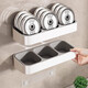 YOUQIN seasoning box storage rack combination set seasoning jar bottle storage rack home kitchen wall hanging salt shaker seal three-piece set seasoning jar * 3 + bright white base * 1