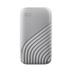 Western Digital (WD) mobile hard disk solid state PSSD type-c interface Xiaobeike mobile phone direct connection laptop external My Passport accompanying Shining silver 1050MB/s 1TB
