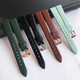 Applicable to Armani original watch ar11149/11148/80028/11302 strap female cowhide original dark blue lizard pattern 14mm