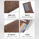 Cnoles Men's Wallet Short Large Capacity Wallet Multiple Card Slots Multi-Function Card Case Fashionable Business Leather Wallet Gift Box Birthday Gift for Dad, Boyfriend, Husband