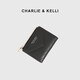 Чарли / Келли Официальный веб-сайт CK Light Luxury Bag Men's Short Simple Simple Wallet Multi-Card Colel Clutch Black