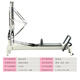 Fengziyan high-end commercial Pilates aluminum alloy core bed fitness equipment household equipment Cadillac yoga bed