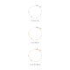 Nanzhi Diamond Bracelet 18K Gold Rose Gold Holiday Gift Aipuli Meng 18K Gold 3 Diamonds 10 Points Ready Stock