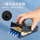 Aininxin 4-port fiber terminal box empty box SC full-fit 4-port SC fiber terminal box LC full-fit fiber continuous box tail fiber welding box snap design thickened shell open with one button 4-port empty box [Applicable to ST/FC]