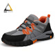 Beijing labor protection shoes men's wear-resistant anti-smashing steel head anti-puncture summer breathable safety work function shoes 1105T 40