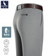 Känguru (Daishu) High-End-Maulbeer-Seiden Sommer Dünne Freizeithosen für Männer kühl elastische und komfortable lose gerade und junge Hosen mittleren Alters und junge Hose Ig9888 Gray 34