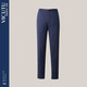 VICUTU men's trousers fashionable business commuting dark blue trousers 175/84B
