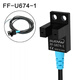 
Shenwu FF-U67 slot type photoelectric switch sensor EE-SX670/1/2/3/4/5/6/7 limit sensor FFU673-CR2 (2-meter wire) PNP high level