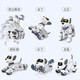 JJR/C Educación temprana Machine de control de voz inteligente Toys para niños Toys Boys 3-6 años niñas 2-4-8 años Robot de regalo de cumpleaños Programación de Robot Inteligente Seguimiento + Interacción táctil [N1 Gold] Seguimiento inteligente Programación Toque Sensado Aprendizaje Compañero