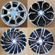 
YWZR12-inch electric four-wheeler 14570r12 aluminum ring 15570r12 aluminum alloy wheel 13570 motorcycle tricycle Aluminum ring center distance 100 mm (gem style)