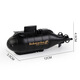 MINI ELECTRIC REMOTO COMPORT SOUS-AUMULAIRE Modèle sous-marin nucléaire à six canaux Double moteur Charge sous-marin Toy pour enfants 12 cm sous-marin nucléaire à six canaux