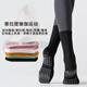 Suican Yoga Socks Women's Non-Slip Pilates Modern Dance Socks Indoor Floor Sports Dance Socks Silicone Dot Sports Socks Non-Slip Socks Medium Tube Black 1 Pair One Size
