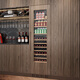 BAIKAILUN seamlessly embedded wine cabinet custom door refrigerator cabinet fully hidden beverage tea cabinet thermostatic cabinet fully embedded ice bar thermostatic wine cabinet light luxury home refrigerator multi-functional display cabinet first-class energy efficiency | dual temperature | red wine ice bar model 256L custom cabinet door