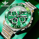 La nouvelle montre mécanique entièrement automatique multifonctionnelle Lumineuse Afficée Perpetual Calendar Men de montre masculine Classement Top Ten Top Ten Top Ten Top Famous Watchs 3271 Ceinture en acier Blue Men