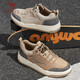 Chameau (chameau) Chaussures à épissage rétro à la mode masculin et chaussures décontractées G13A342155 Couleur de blé 40